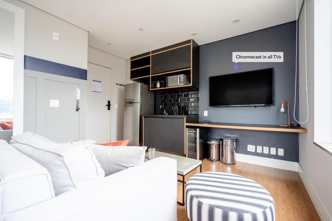 Apartmán Ap Com Academia, Piscina E Sauna No Predio, Proximo A Faria Lima - Vila Olimpia São Paulo Exteriér fotografie